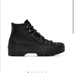 Converse Gore Tex black leather sneaker boots